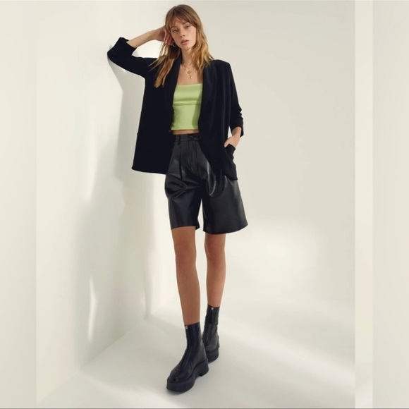 Aritzia Wilfred Chevalier black Blazer Jacket Size 0 - Picture 1 of 13